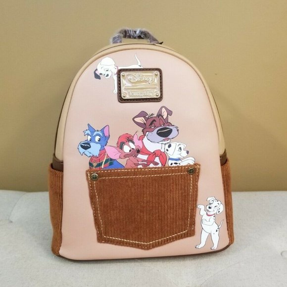 Loungefly Bags Loungefly Disney Dogs Corduroy Backpack New Poshmark